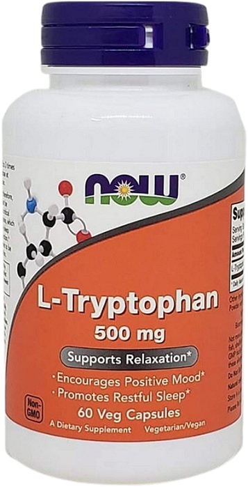 Now L-Tryptopham 500mg 60caps veg