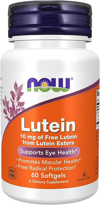 Now lutein 10mg 60caps gel