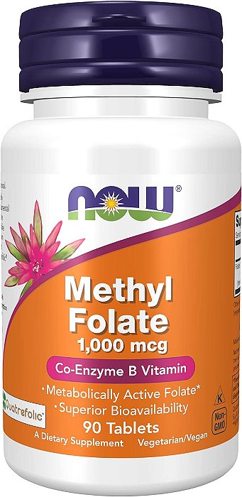 Now Methyl folate 1000mcg 90tablets