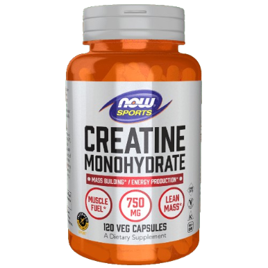 Now creatina monohidratada 750g 120caps veg