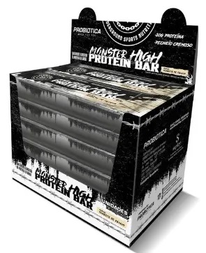 Monster High Protein Bar caixa com 8 unid