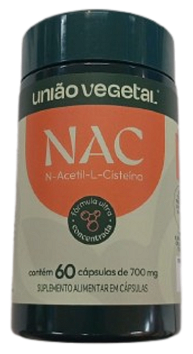 Nac acetilcisteina 60caps de 700mg