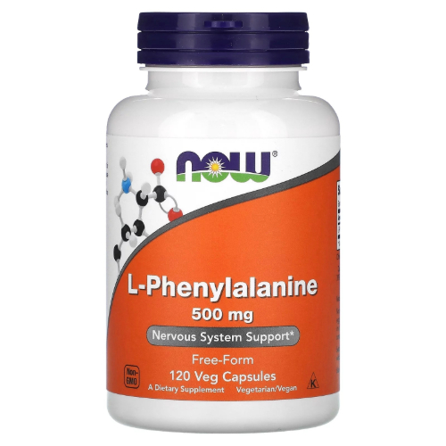 Now L phenylalanine 500mg 120caps veg