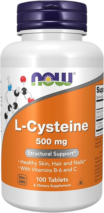 Now L-Cysteine 500mg 100 Tabletes