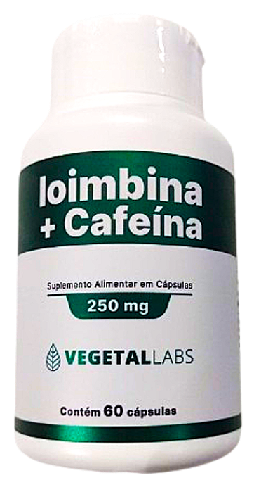 Ioimbina e Cafeína 250mg 60caps