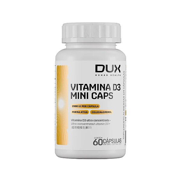 Dux vitamina D3 mini caps 60caps