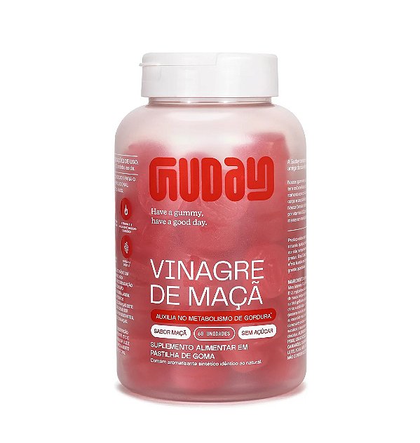Vinagre de maçã em gummies 60 unidades