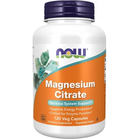 Now magnesium citrate 120 veg caps