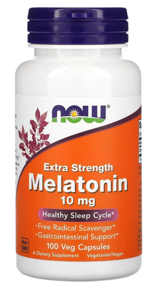 Now melatonin 10mg 100 veg caps