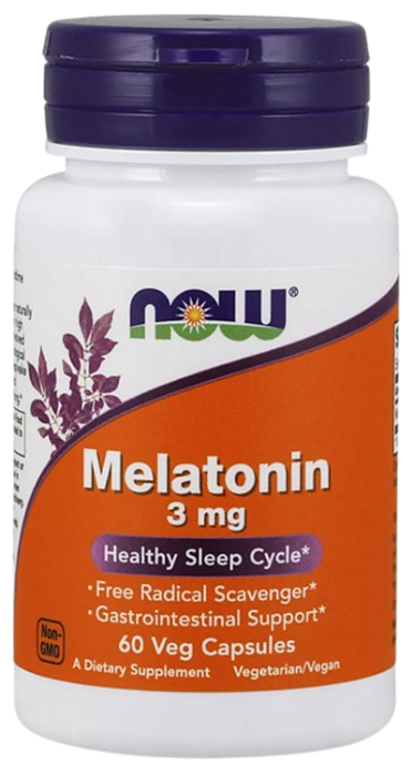 Now melatonin 3mg 60 veg caps