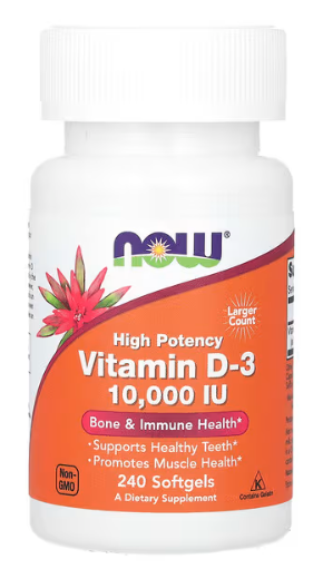 Now vitamin d3 10000iu 240 softgels