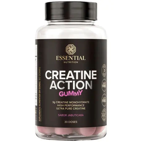 Essential Creatine Action Gummy 60 gomas