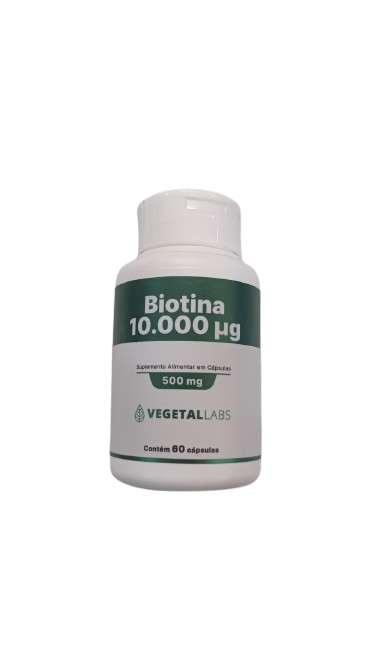 Biotina 10000 mcg 60 caps