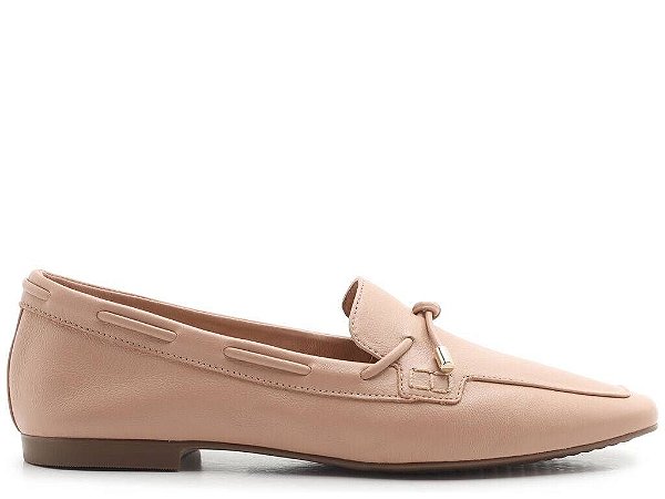 Mocassim Arezzo Nude Neo Blush Carmesin Store