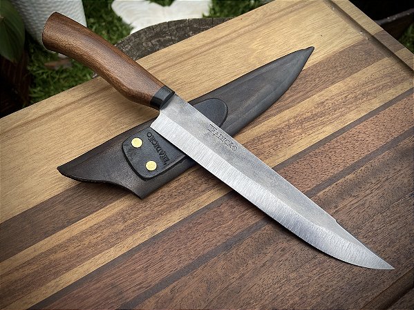 Faca de Churrasco em Aço Inox Modelo Tordilho 8 Pol