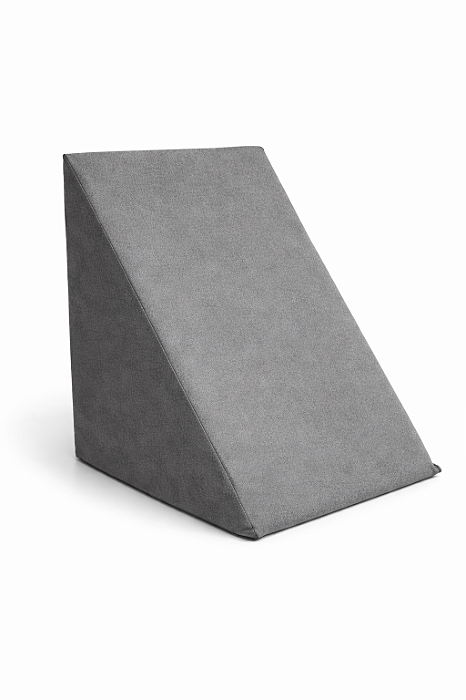 Travesseiro Encosto Triangular para Leitura Amamentação Repouso Coluna Ortopédico com Capa Tr