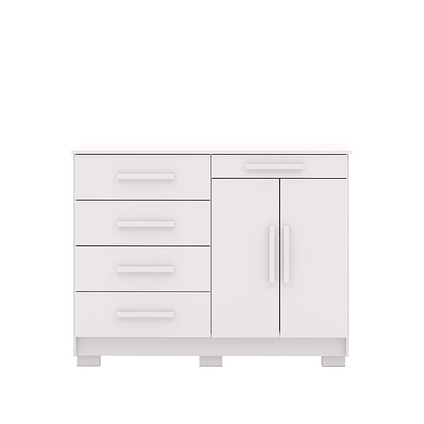 Cômoda Sapateira Grande Reforçada Espaçosa Com 5 Gavetas 2 Porta Us