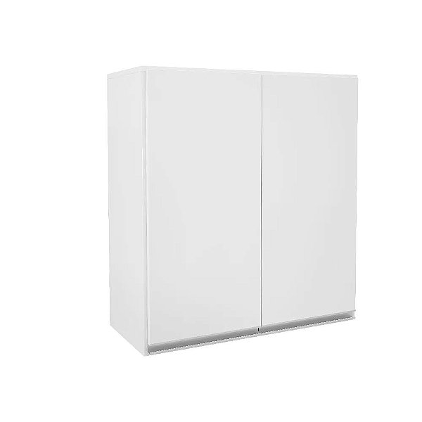 Armário Aéreo Top Multiuso Suspenso Branco Espaçoso Com 2 Portas Grande At
