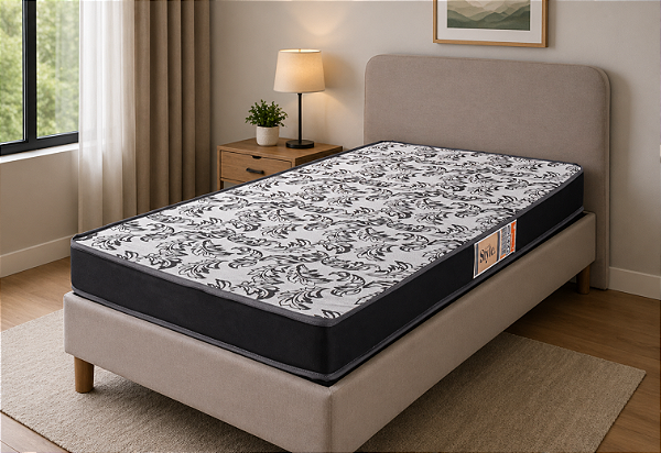 Colchão D23 Casal Inteiro Espuma Dupla Face Com Selo Inmetro 138x188x12