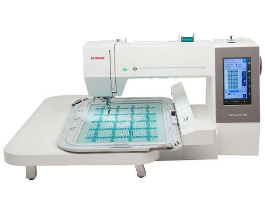 Lançamento Máquina de Bordado Janome MC550E Área 20x36 cm