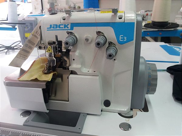 Máquina de Costura Overlock Industrial Jack E3-3-M2 Direct Drive 3 Fios