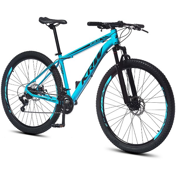 Bicicleta Aro 29 KRW Alumínio 27 Vel Shimano Acera Freio Hidráulico com Trava S31