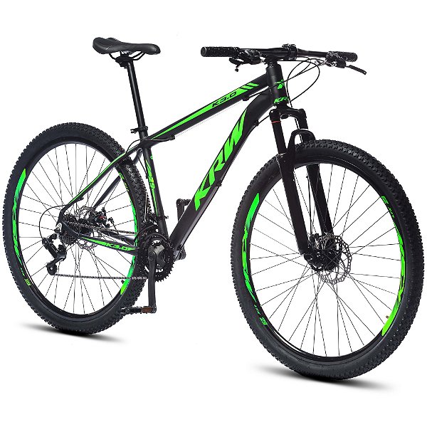 Bicicleta Aro 29 KRW Alumínio Shimano TZ 24 Vel Freio a Disco Ltx S50