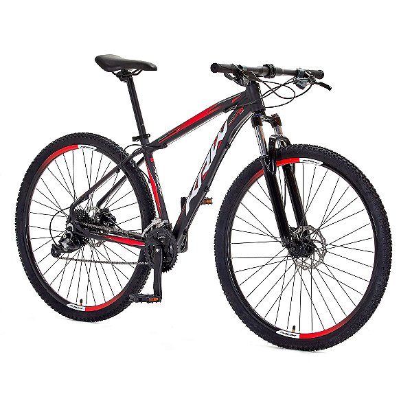 Bicicleta Aro 29 KRW Traction Alumínio Shimano Alivio 27 Vel Freio a Disco Hidráulico SX47