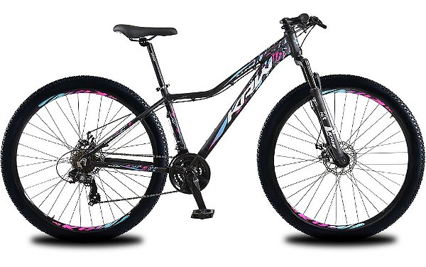 Bicicleta Aro 29 Krw Alumínio 24 Velocidades, Freio a Disco, Suspensão dianteira - KR1 (Outlet)