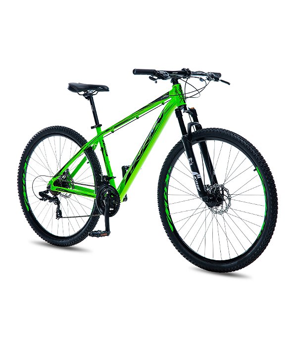 Bicicleta aro 29 KRW Alumínio 24 Velocidades Marchas Freio a Disco Suspensão dianteira Mountain Bike - KR1 (Outlet)