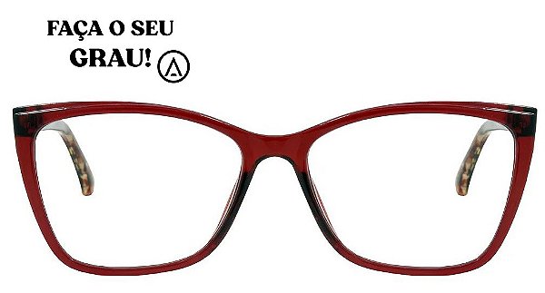 Armação De Grau Lune Vermelho