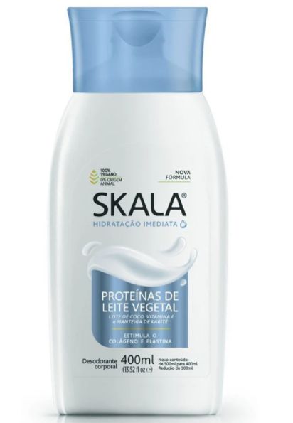 Creme Hidratante Corporal Skala Proteinas de Leite Vegetal 400ml