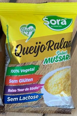 Queijo Ralado Vegano Mussarela Sora 50g