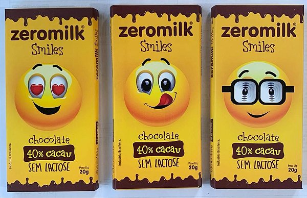 Chocolate Zeromilk Smile 20g