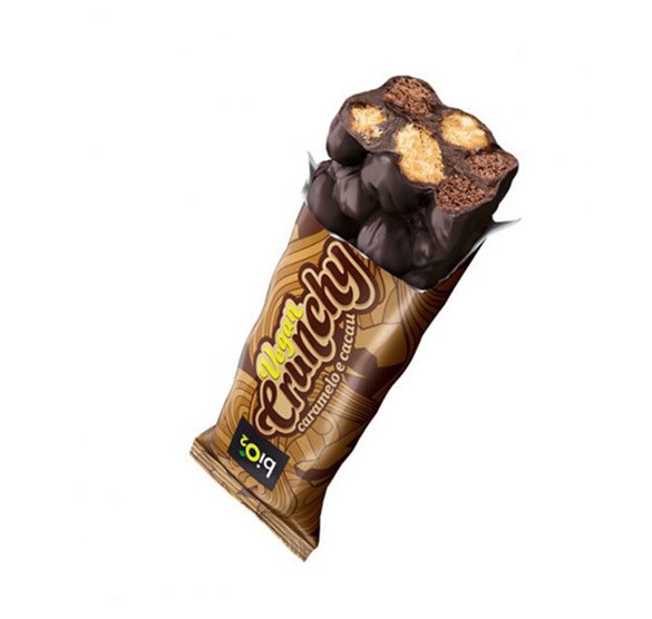 Barrinha Cereais Crunchy Bar Caramelo e Chocolate 28g