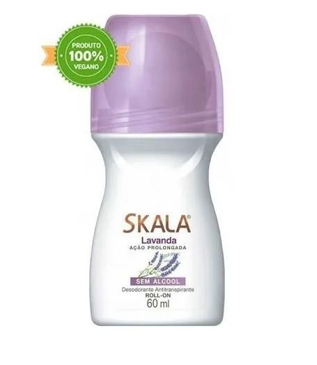 Desodorante Skala Roll-On Antitranspirante Amendoas Doces 60ml