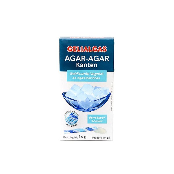 Agar Agar Kanten Gelatina Vegana de Algas 16g