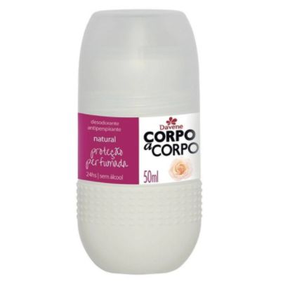 Desodorante Vegano Davene Corpo a Corpo Natural Roll On 50ml