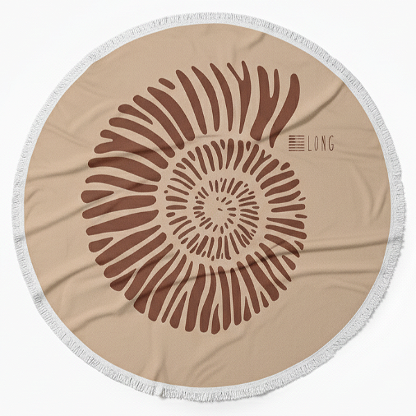 Kit Nautilus - Canga Redonda + Beach Pillow