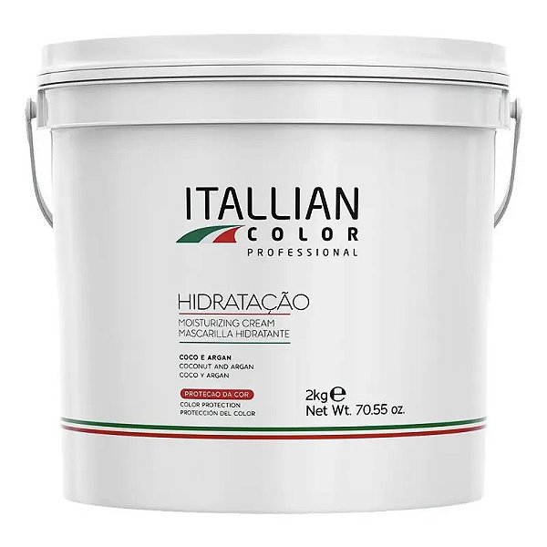 Itallian Hairtech Color Professional Hidratação - Máscara Capilar 2kg