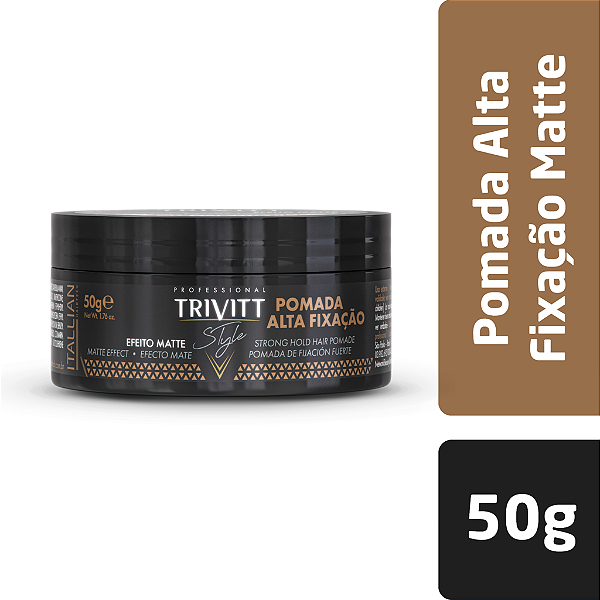 Itallian Hairtech Trivitt Style - Pomada de Alta Fixação 50g
