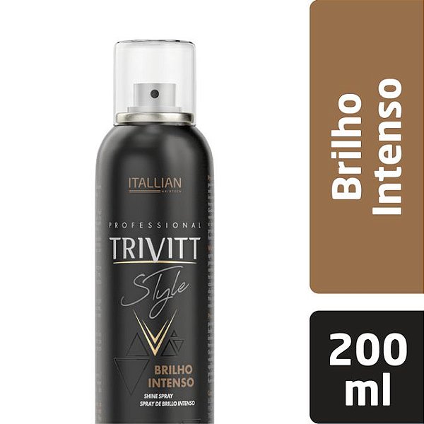 Itallian Hairtech Trivitt Style Brilho Intenso - Spray de Brilho 200ml
