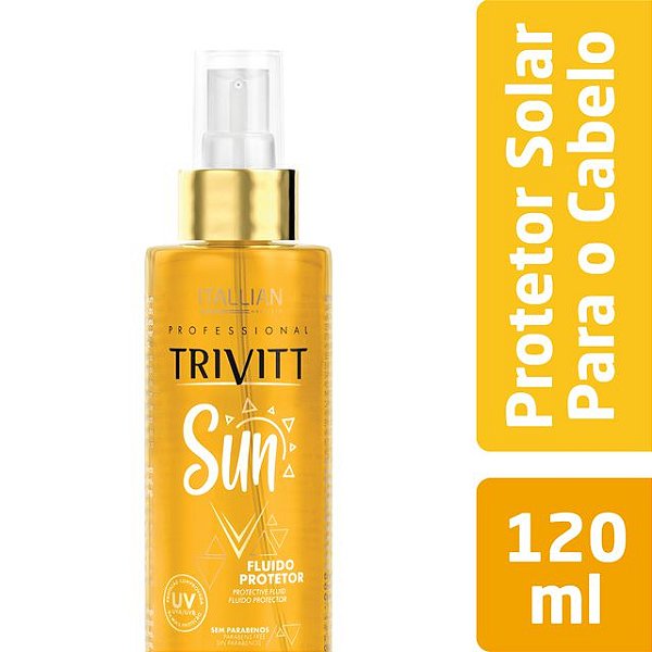 Itallian Hairtech Trivitt Sun - Protetor Solar Capilar 120ml