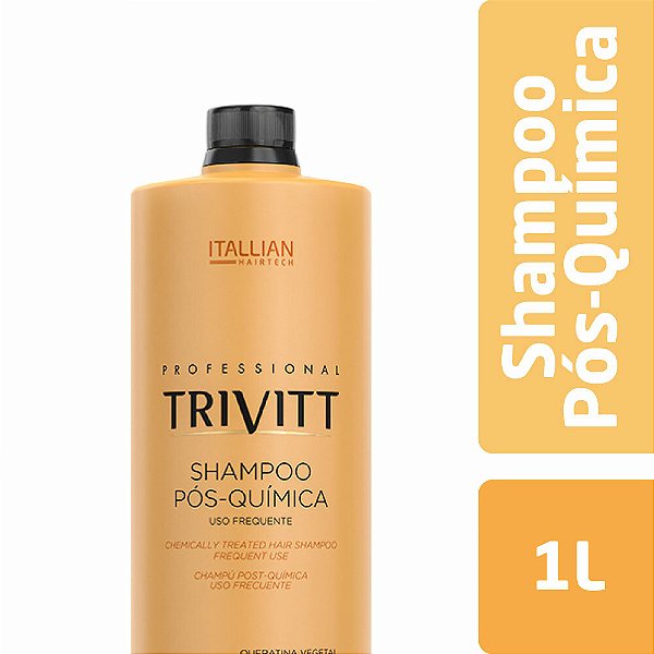 Itallian Hairtech Trivitt Pós-Química Uso Frequente - Shampoo 1L