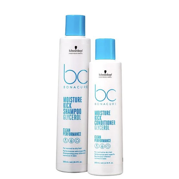Kit Schwarzkopf Professional BC Bonacure Clean Performance Moisture Kick Duo (2 Produtos)