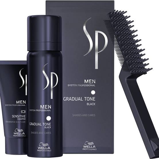 Kit SP System Professional Men Gradual Tone Black Preto (3 Produtos)