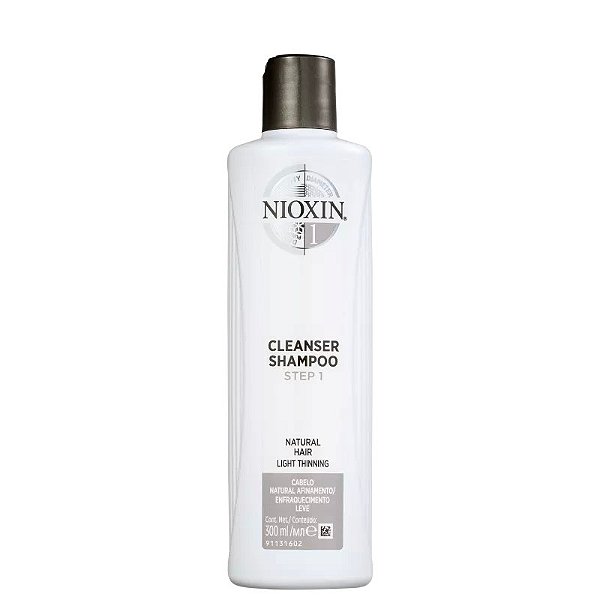 Nioxin Sistema 1 - Shampoo Contra Afinamento Capilar 300ml