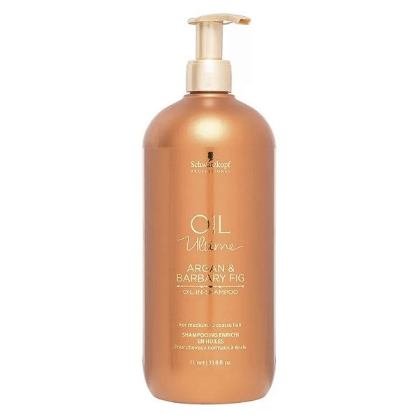 Schwarzkopf Professional Oil Ultime Argan e Figo da Índia - Shampoo 1000ml