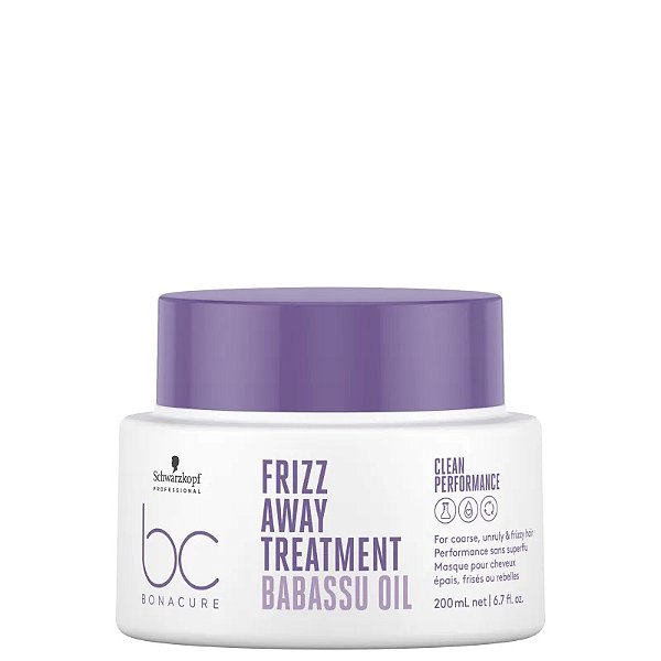 Schwarzkopf Professional BC Bonacure Clean Performance Frizz Away - Máscara Capilar 200ml