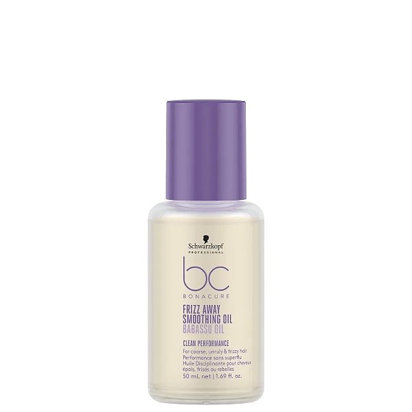 Schwarzkopf Professional BC Bonacure Clean Performance Frizz Away Smoothing Oil - Óleo Capilar 50ml